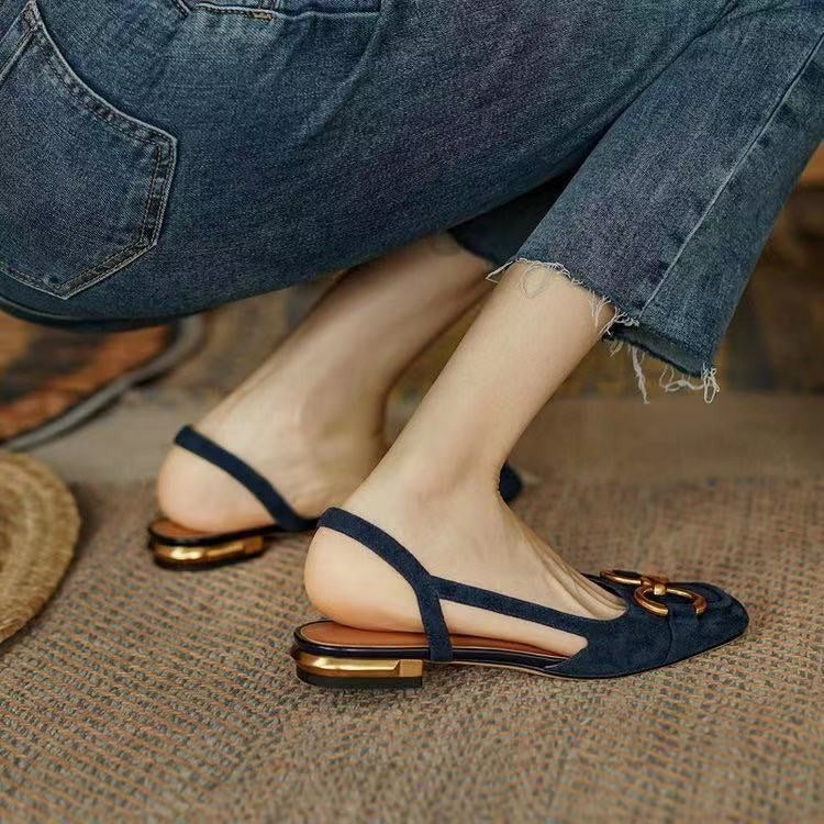 Ariadna® | Elegant suede slingbacks