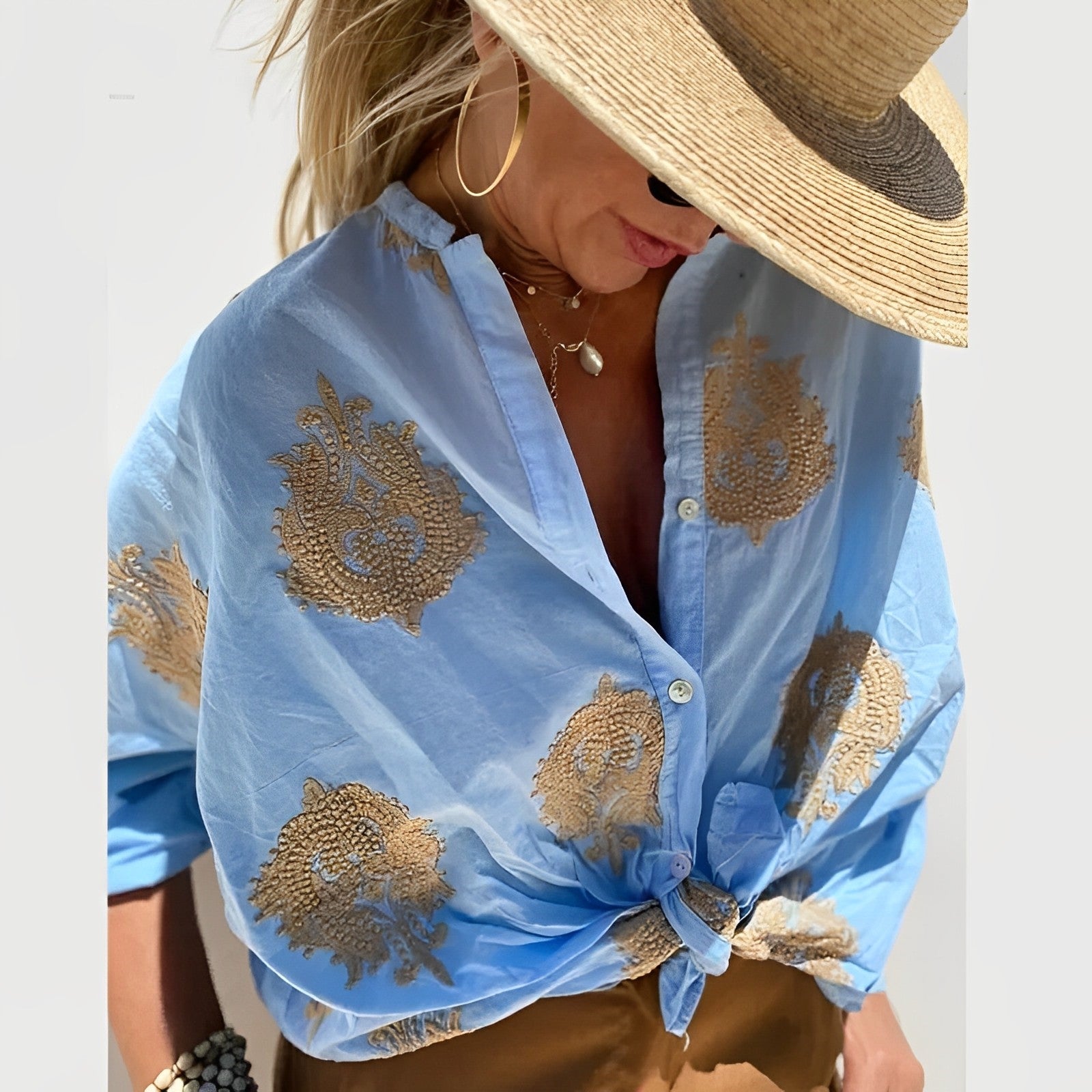 Paige | Stylish Button-Up Blouse for Women