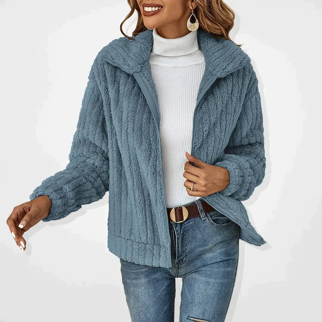 Stephanie | Luxurious Plush Fleece Jacket