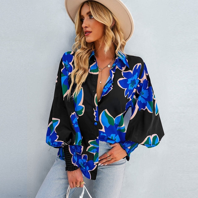 Broderick® | Casual Printed Loose Blouse
