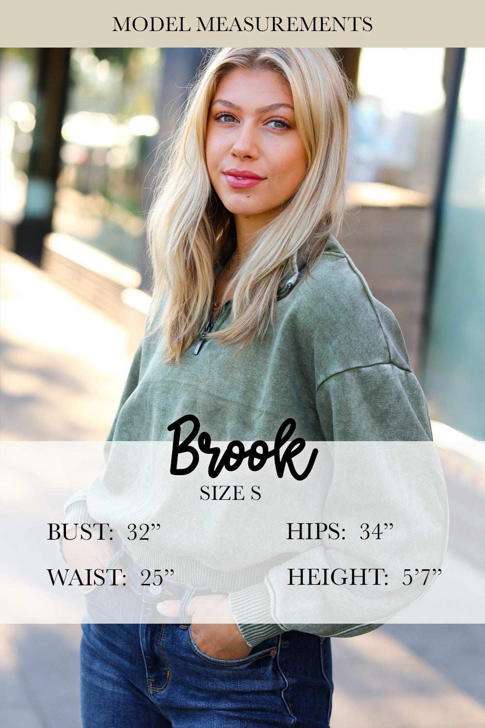 Cristiana® | Rust colored cowl neck top with pockets