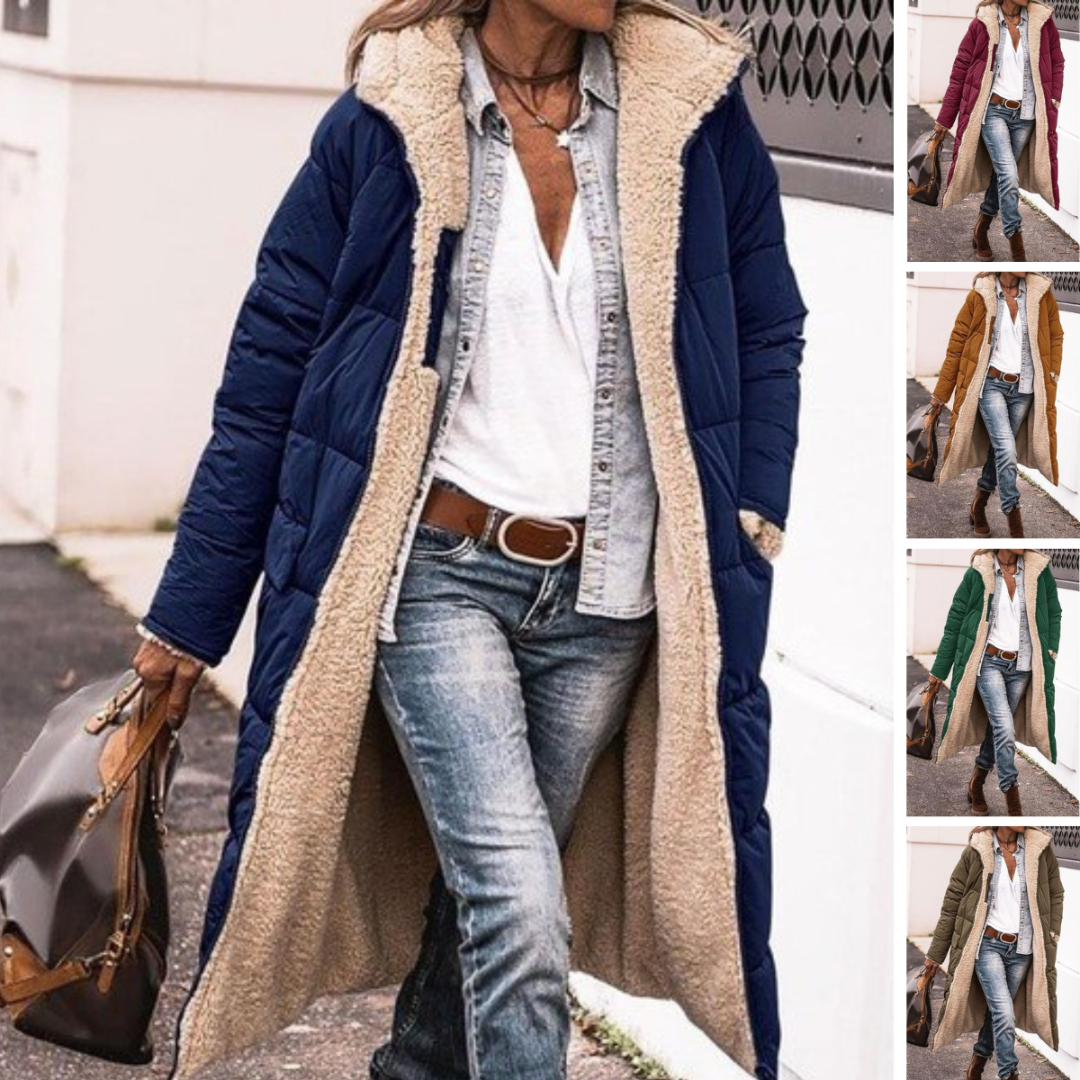 Claire® | Long reversible coat