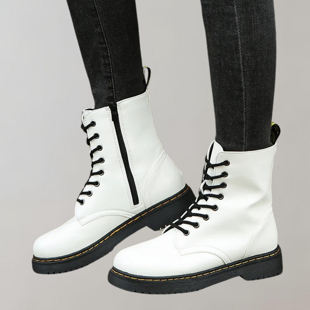 Kelsey | Women's Lace-Up Combat Ankle Boots
