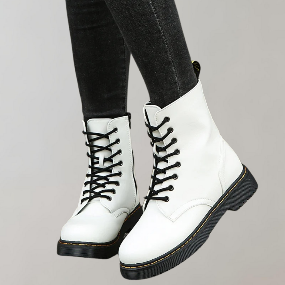 Kelsey | Women's Lace-Up Combat Ankle Boots