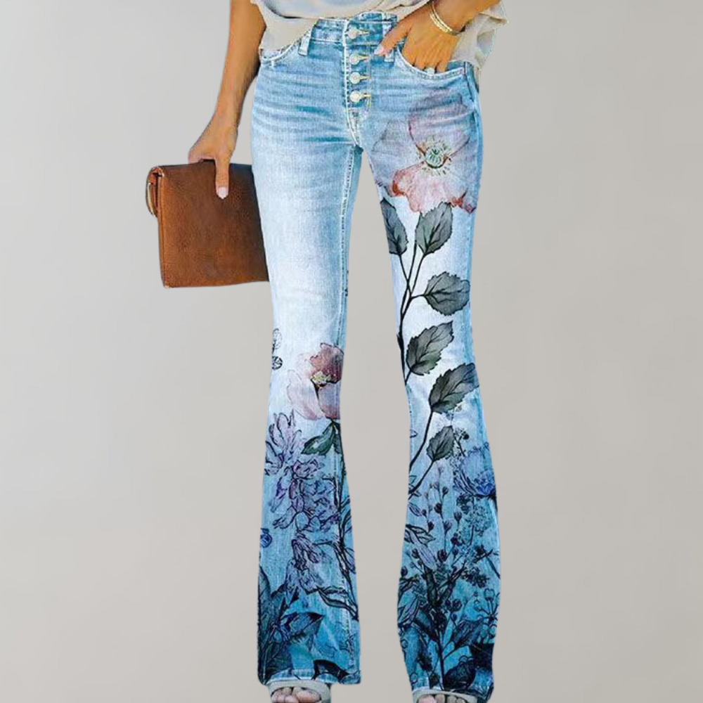 Concetta® | Floral Print Jeans