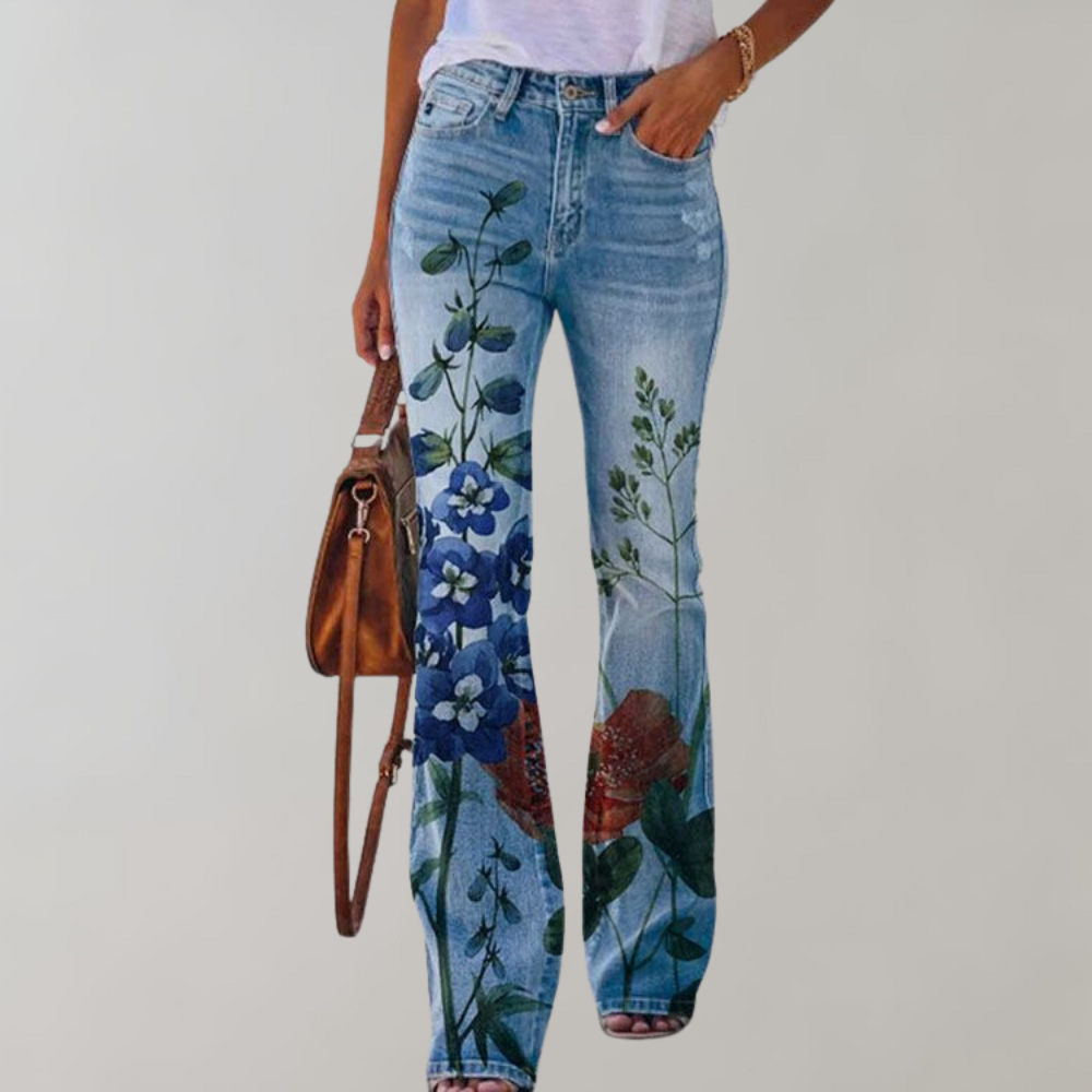 Concetta® | Floral Print Jeans