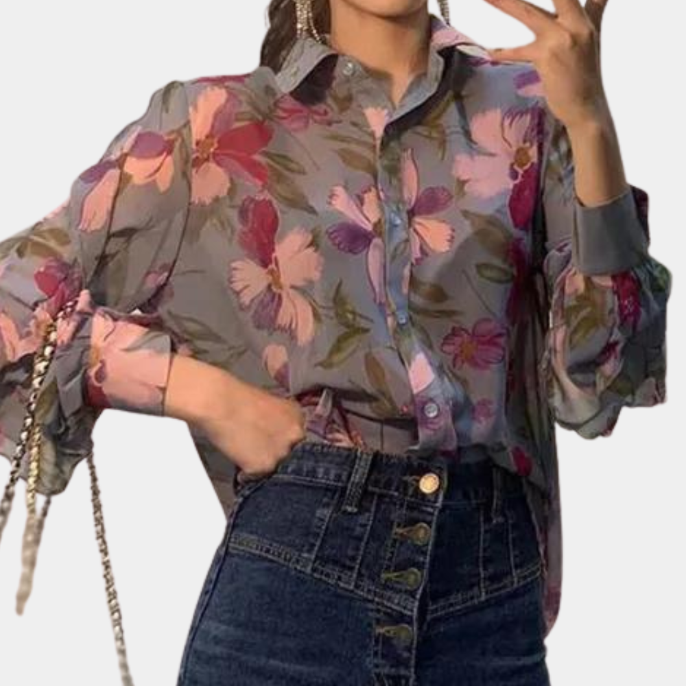 Brissac® | Women'S Blouse With Floral Patterns