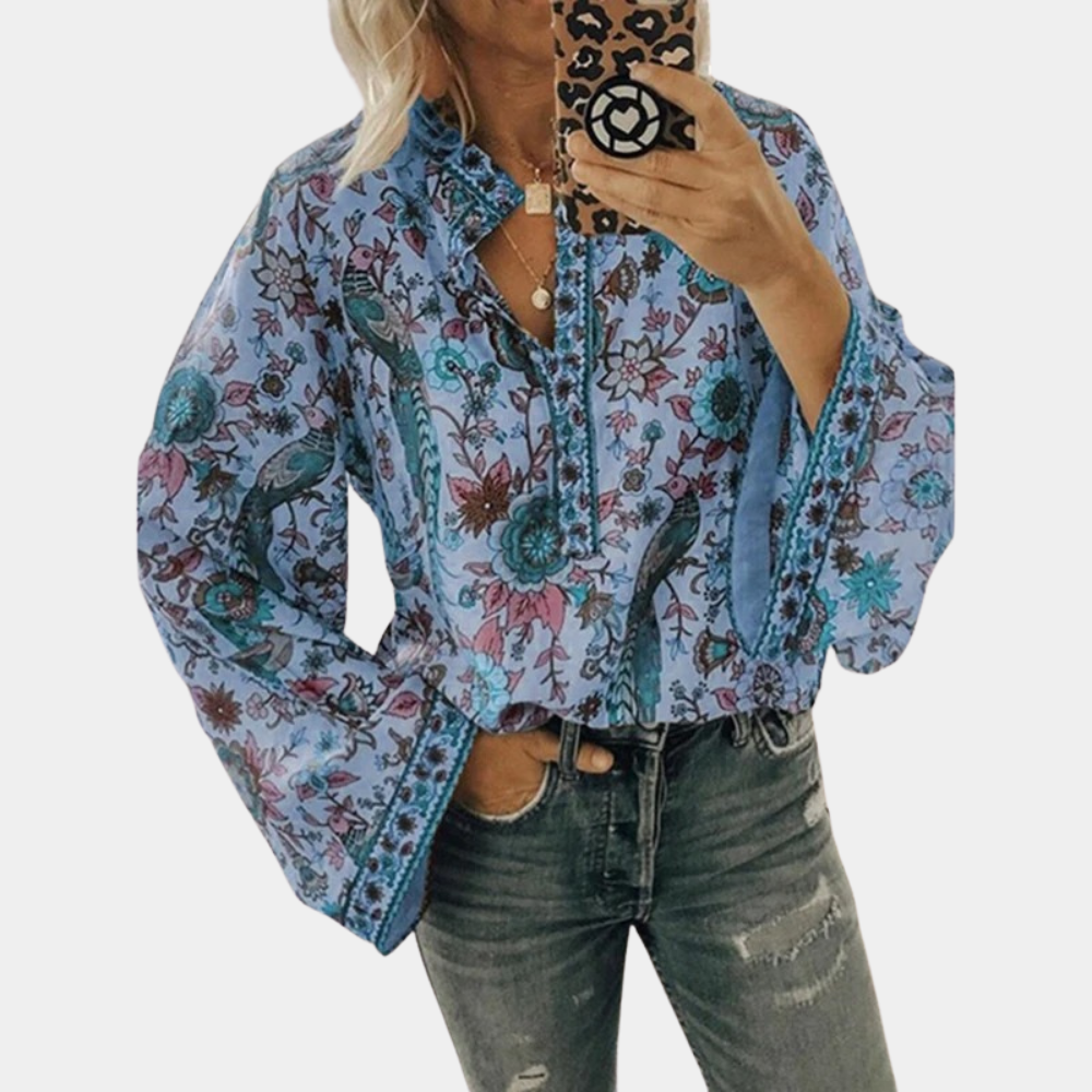Carolina® | Elegant floral blouse for women