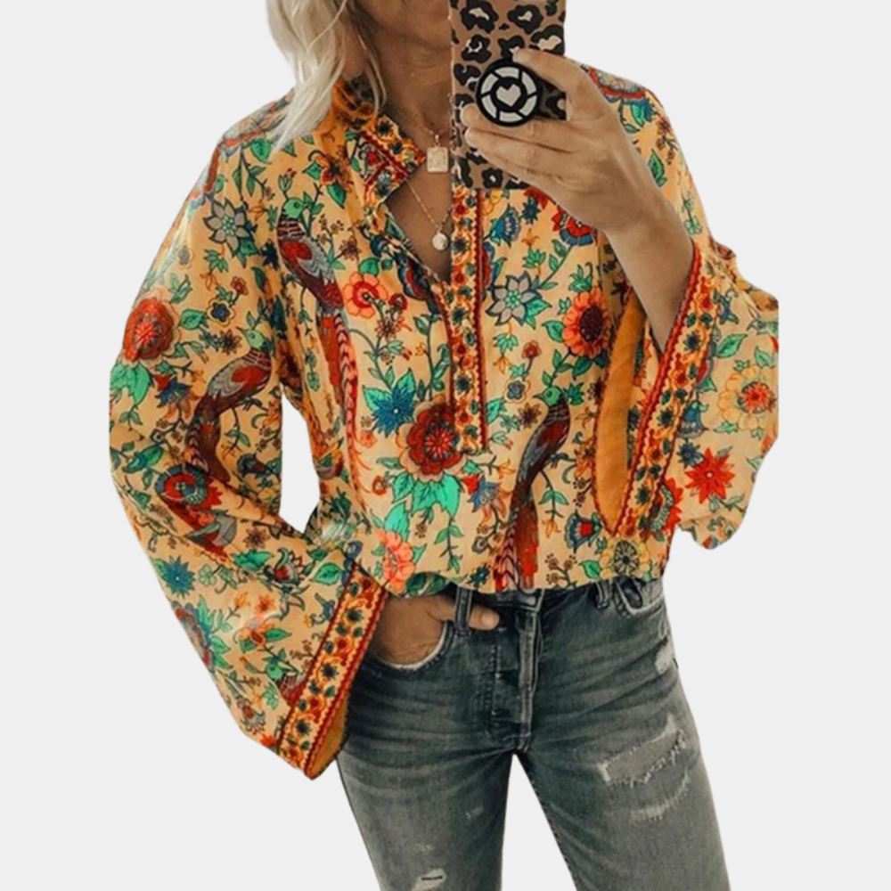 Brissell® | Women'S Blouse With A Floral Pattern.