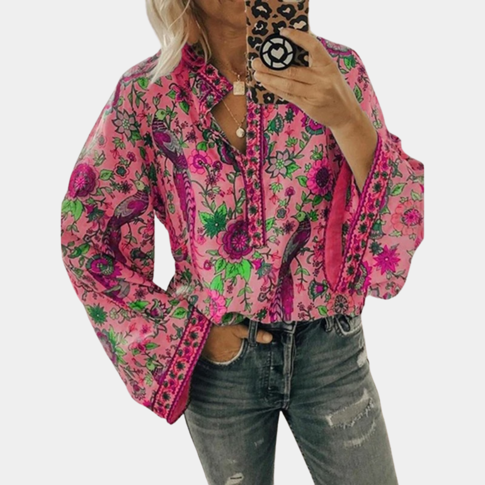 Carolina® | Elegant floral blouse for women