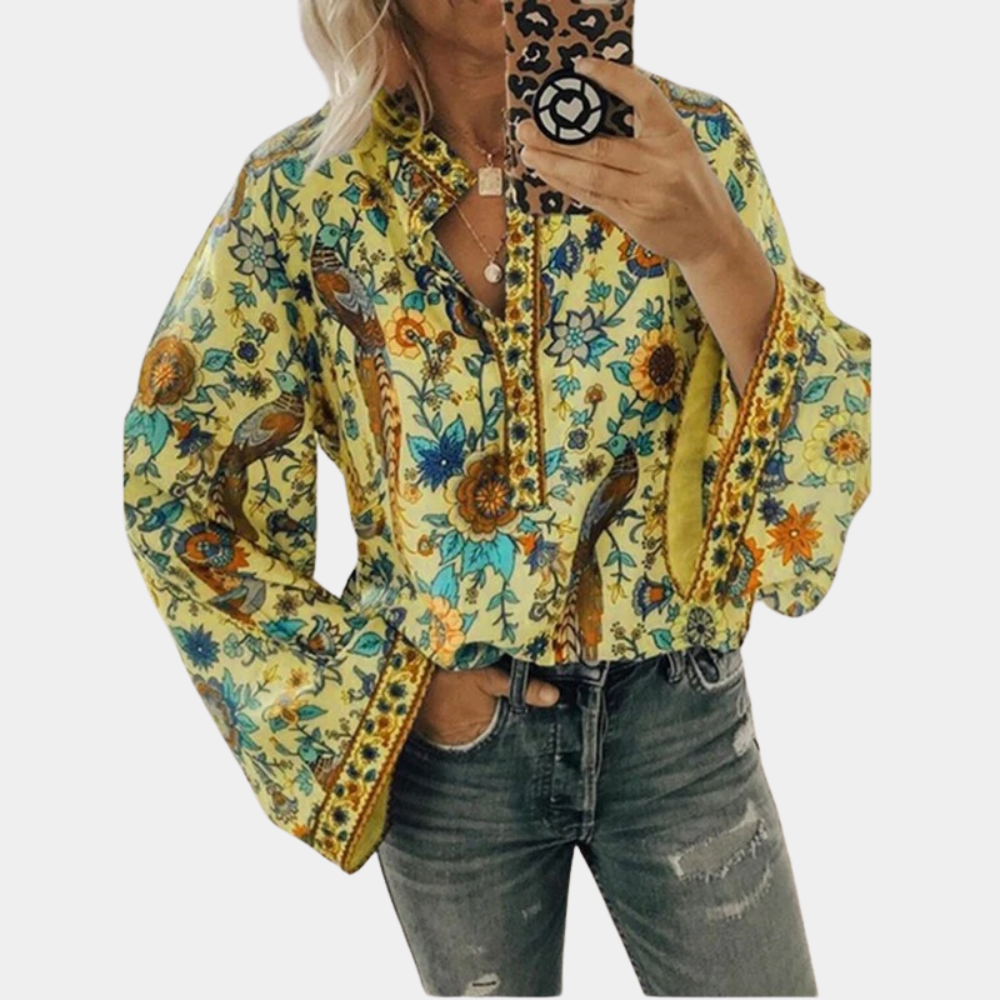 Brissell® | Women'S Blouse With A Floral Pattern.