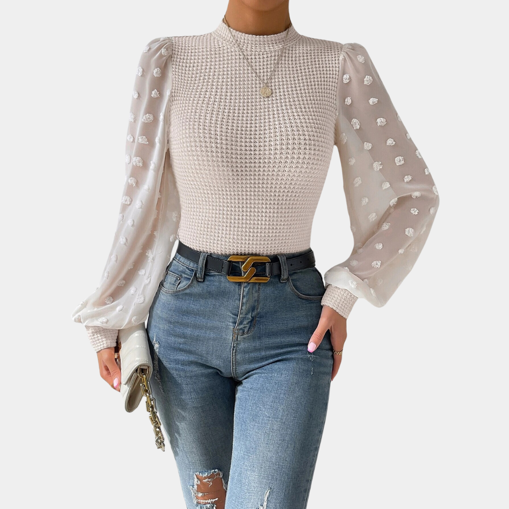Briselda® | Elegant Women'S Blouse With Puff Sleeves