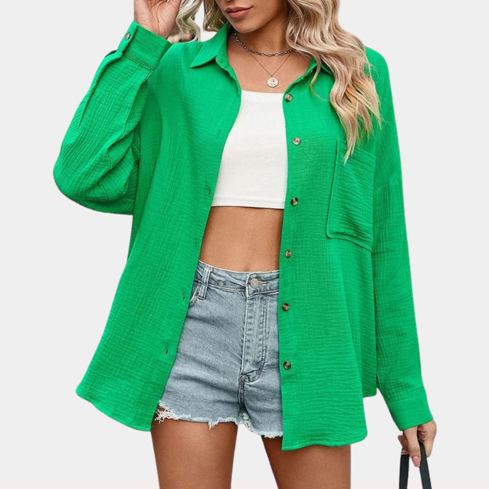 Bianca® | Casual and stylish summer blouse for women with a practical pocket