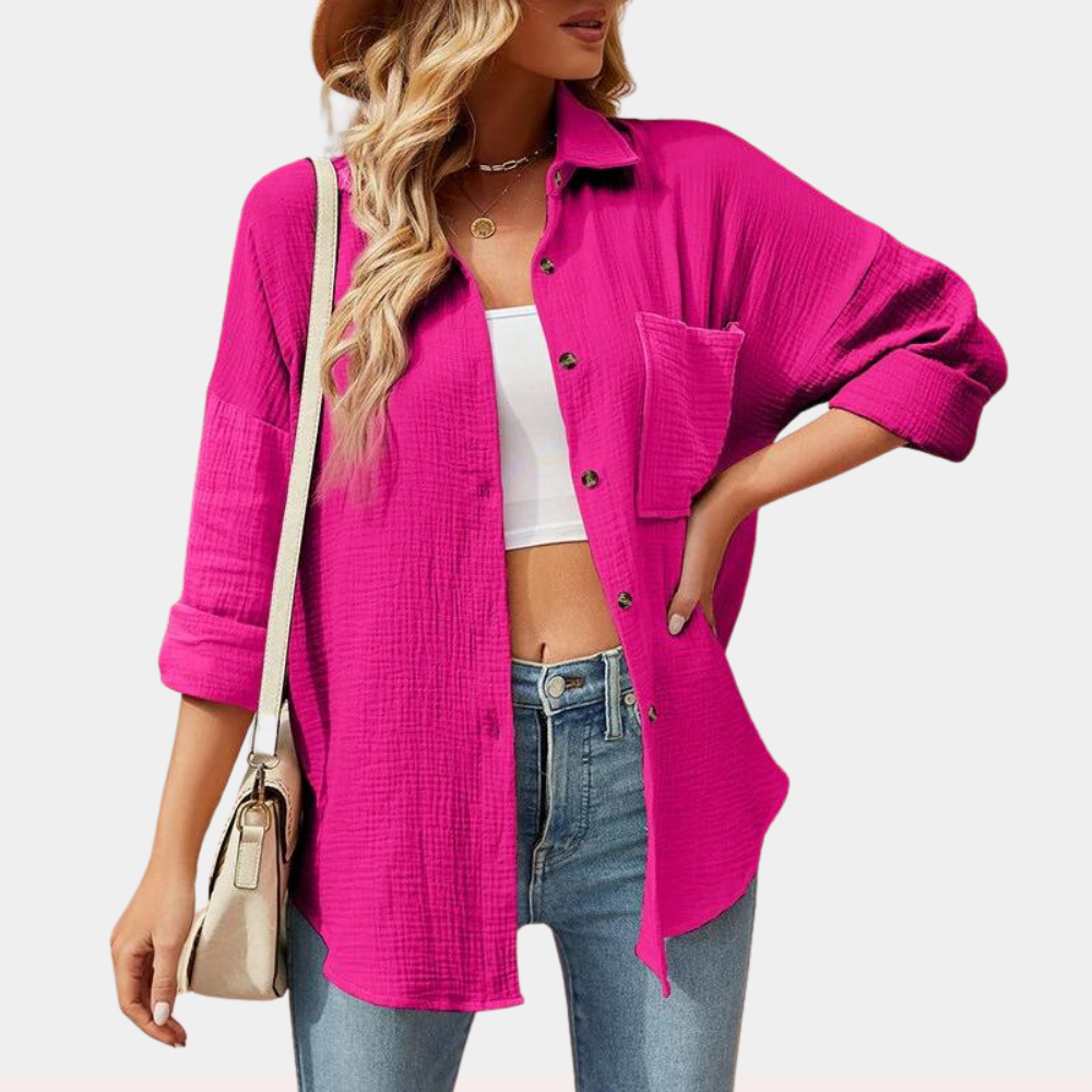 Bianca® | Casual and stylish summer blouse for women with a practical pocket