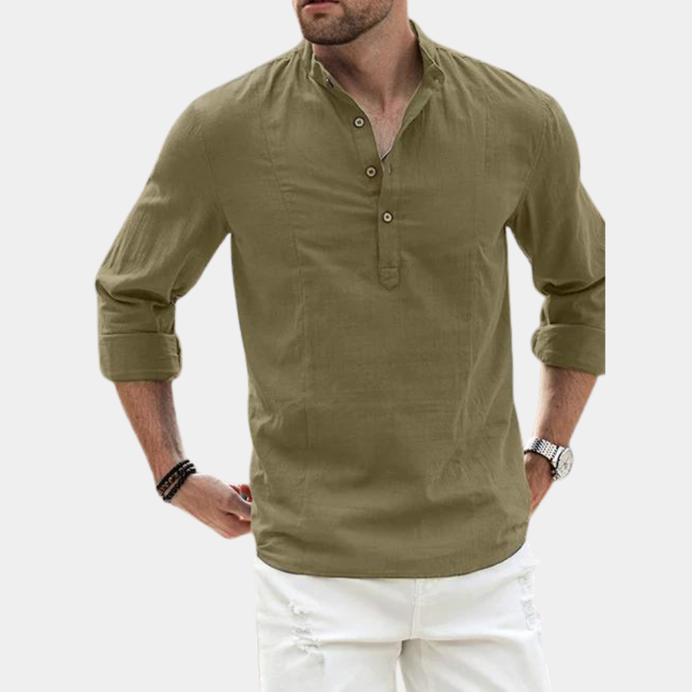 Benjamin | Men's Long Sleeve Casual Shirt