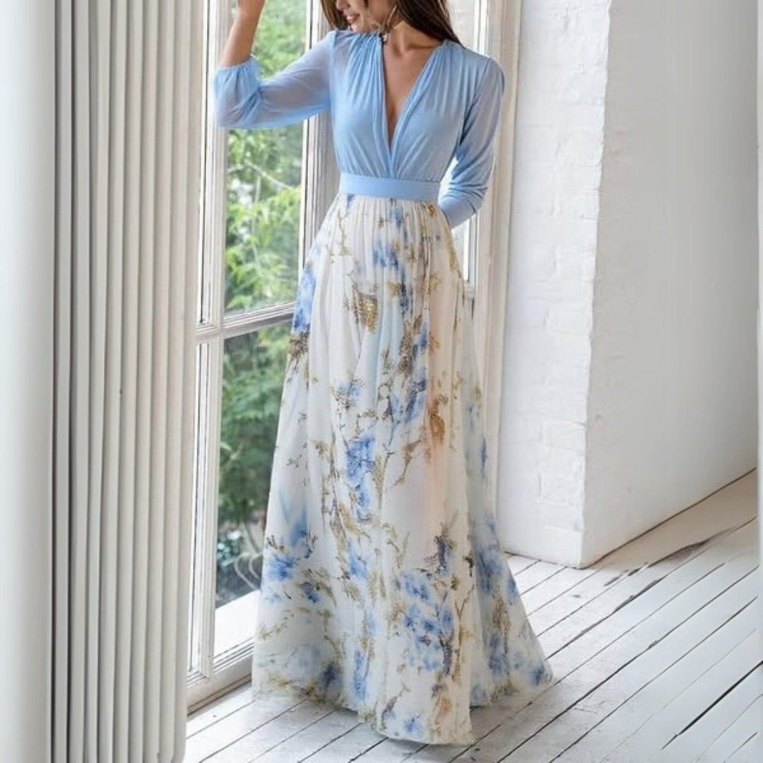 Rita | Elegant Floral Maxi Dress