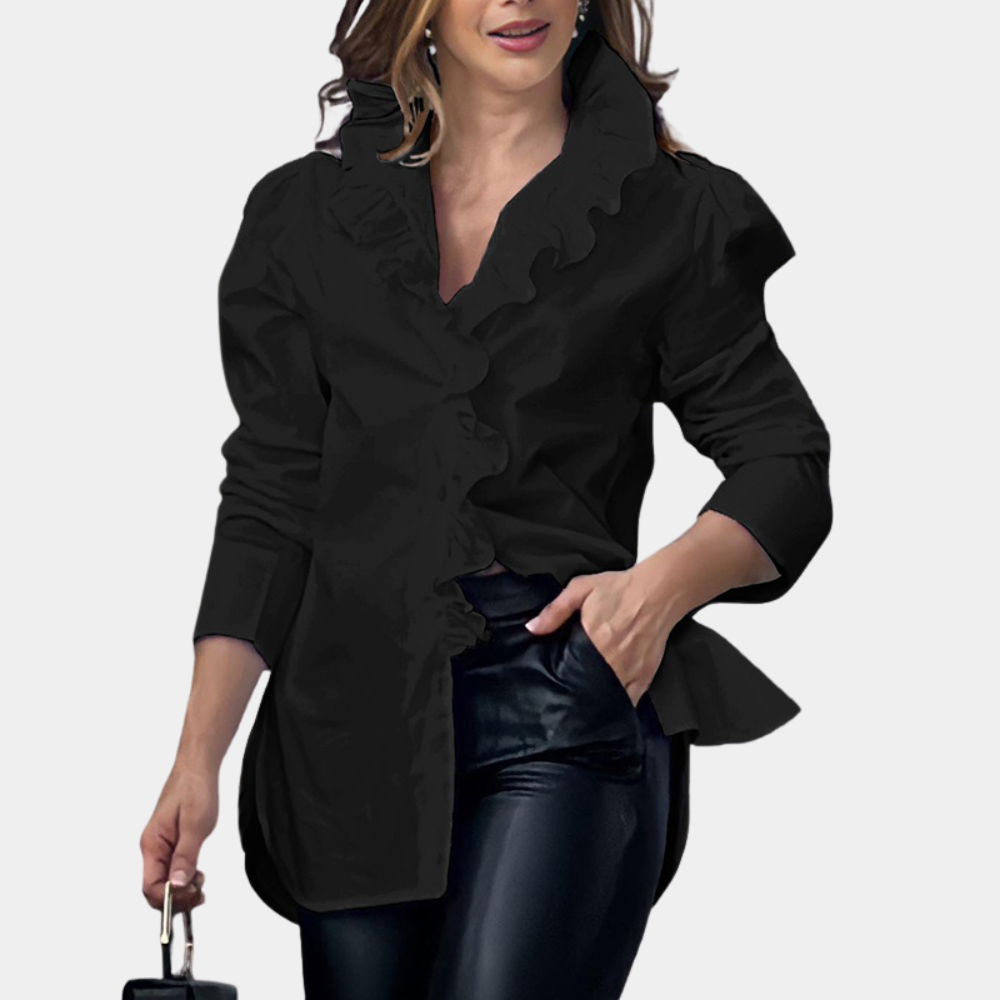 Brisbane® | Elegant Women'S Blouse With Ruffles.