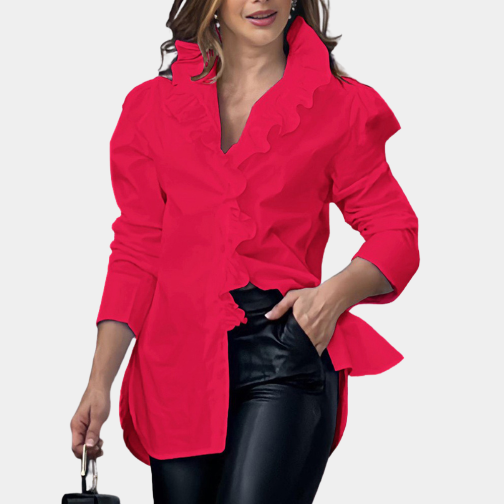 Brisbane® | Elegant Women'S Blouse With Ruffles.