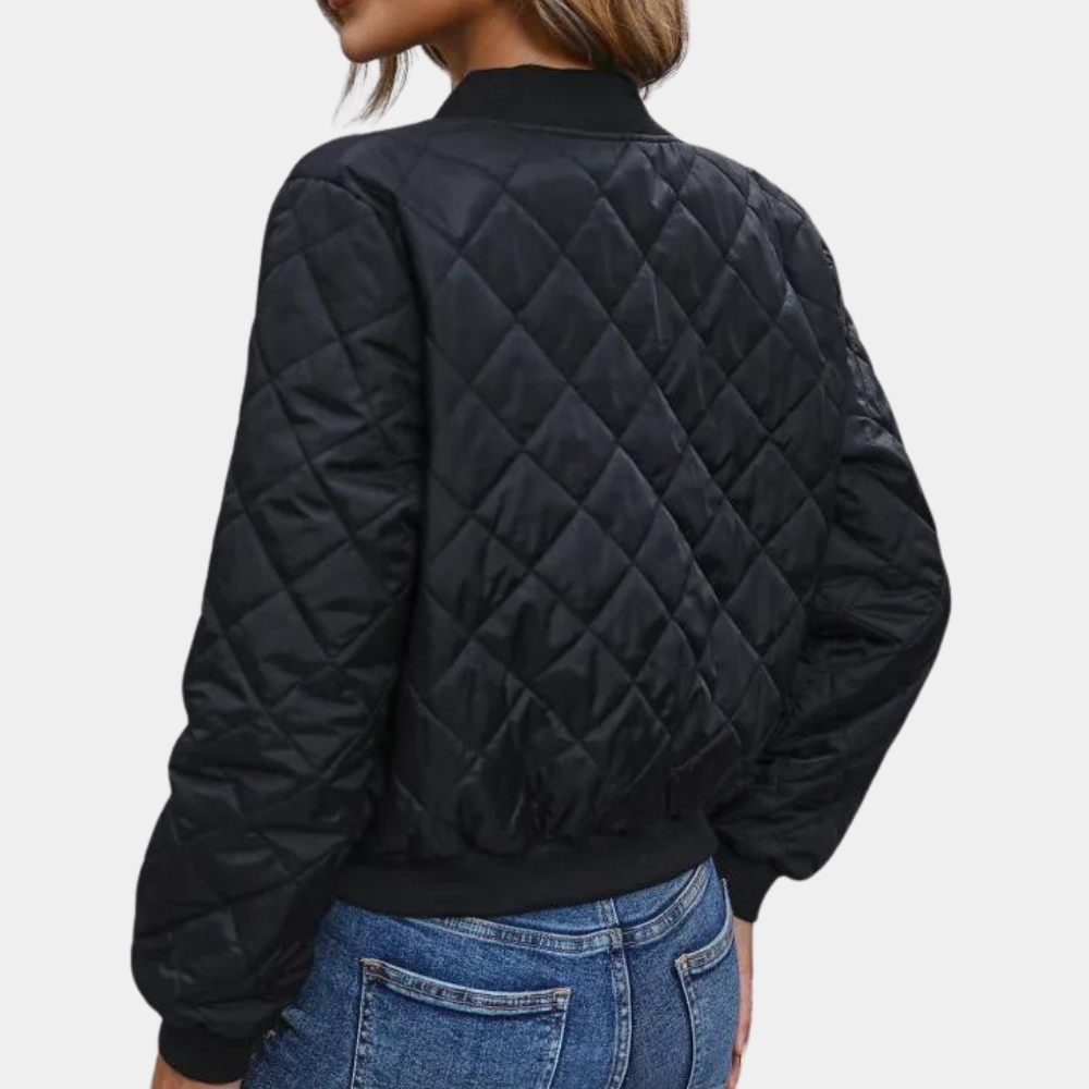 Tiffany | Women's Quilted Bomber Jacket