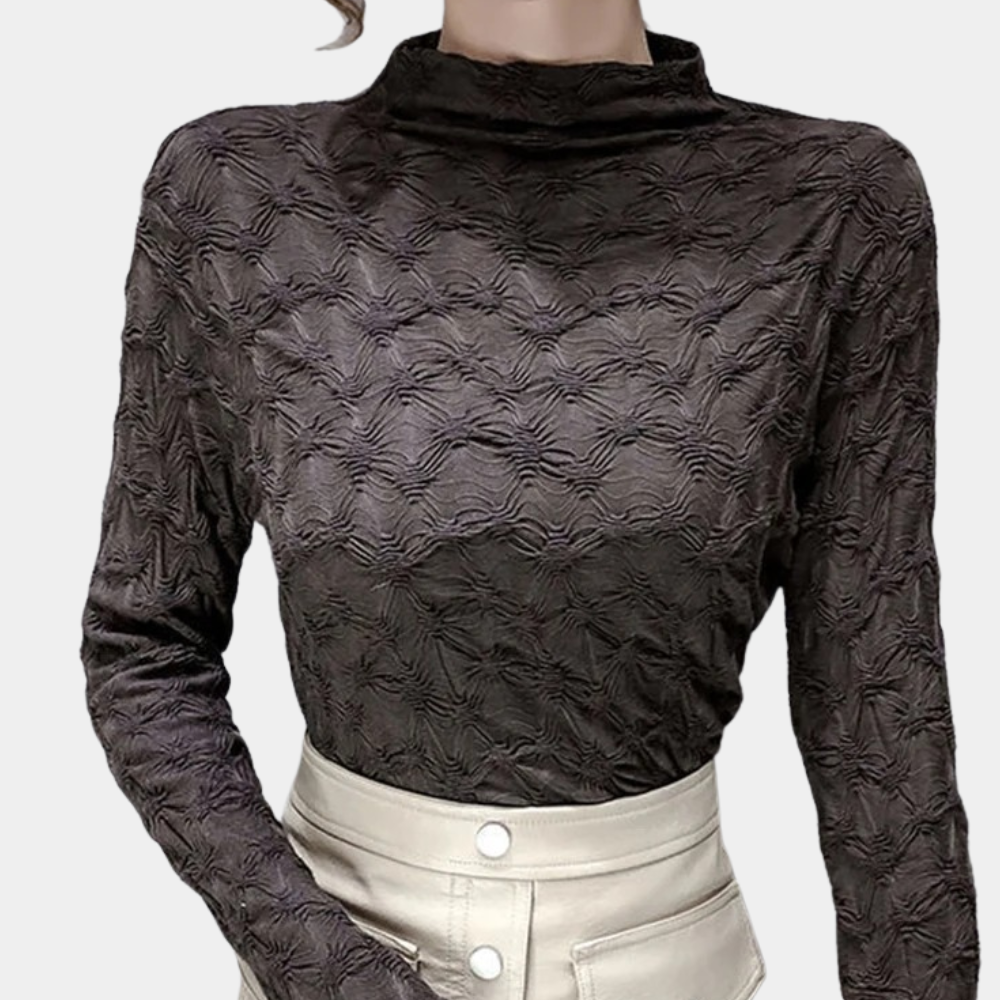Brunilda® | Elegant Women'S Blouse With A High Neckline