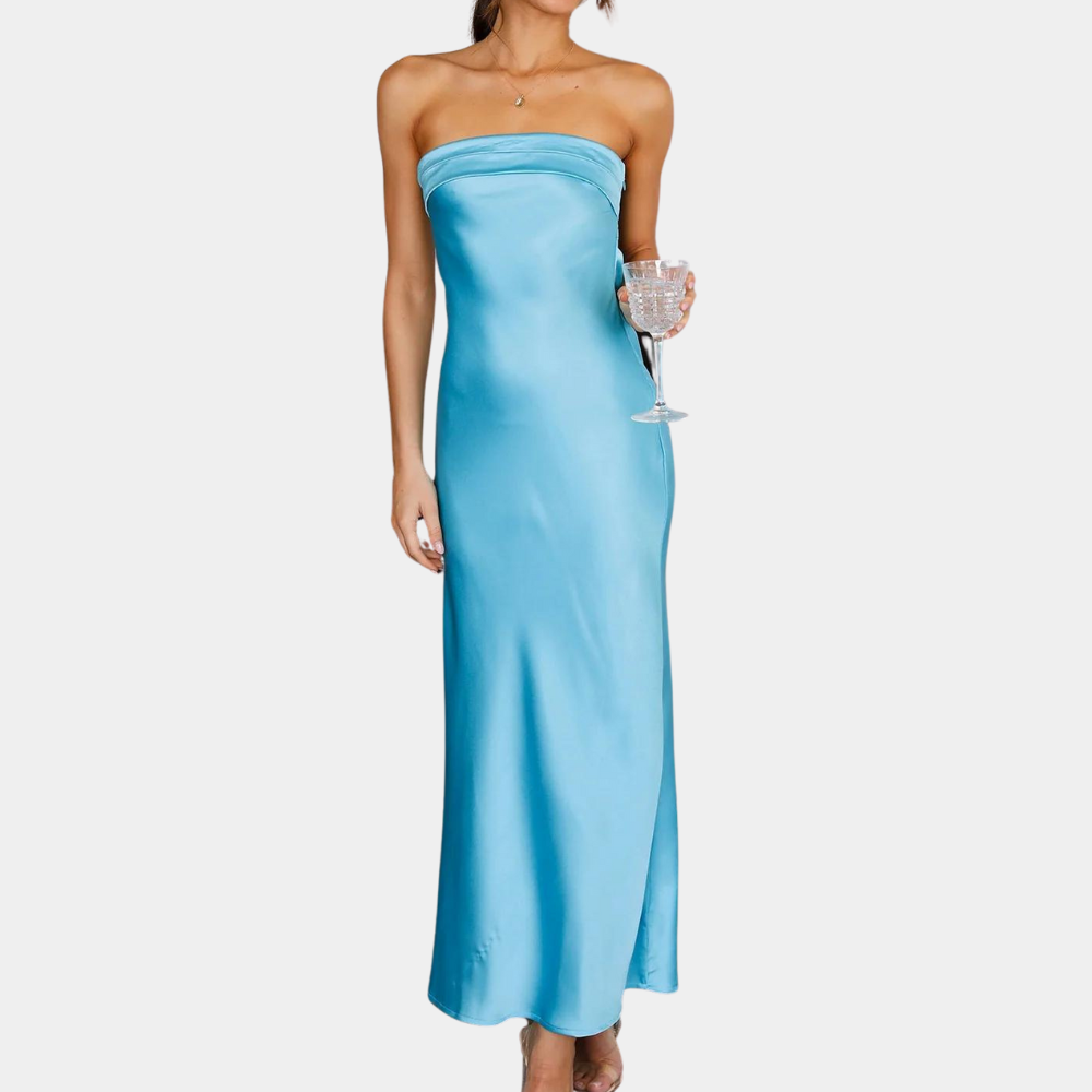 Courtney | Elegant Strapless Long Dress