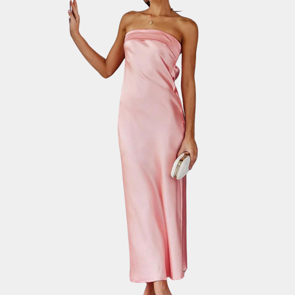 Courtney | Elegant Strapless Long Dress
