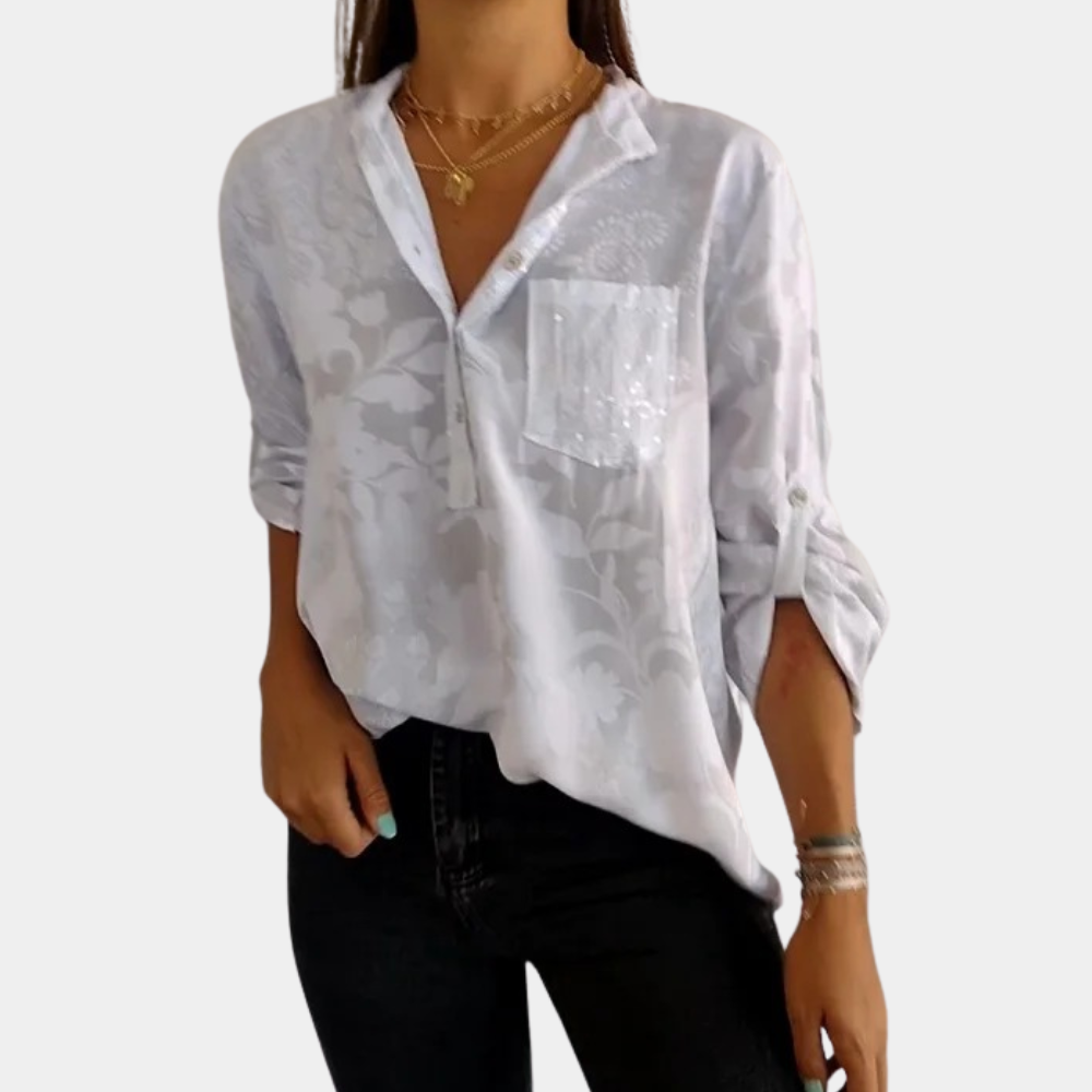 Ashley® | Women's blouse with adjustable sleeves for ultimate comfort and style