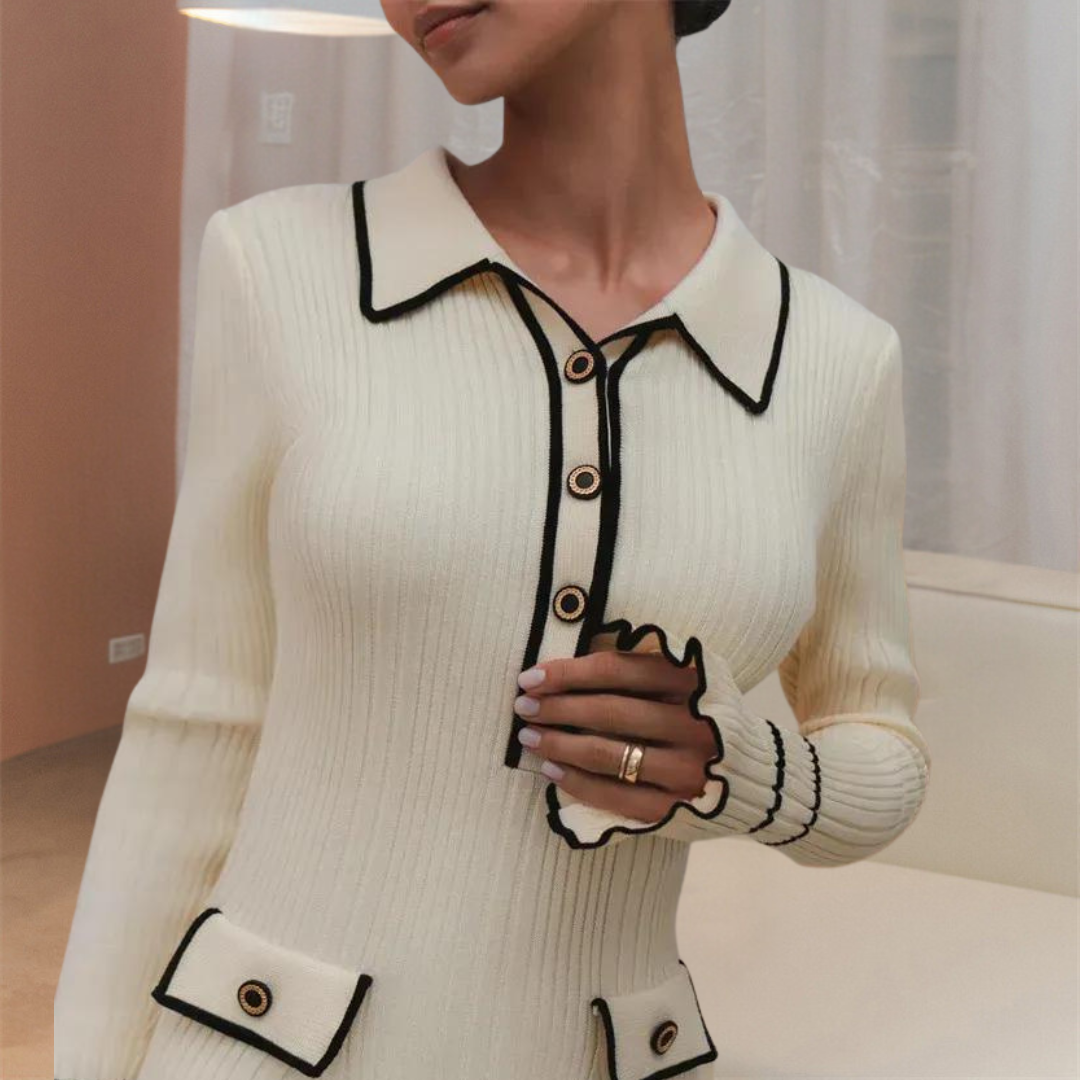 Darcey® | Elegant long-sleeved dress for women