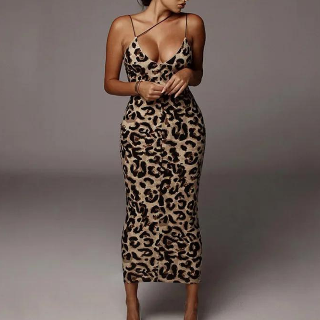 Alexandra® | Stylish women's dress with animal print