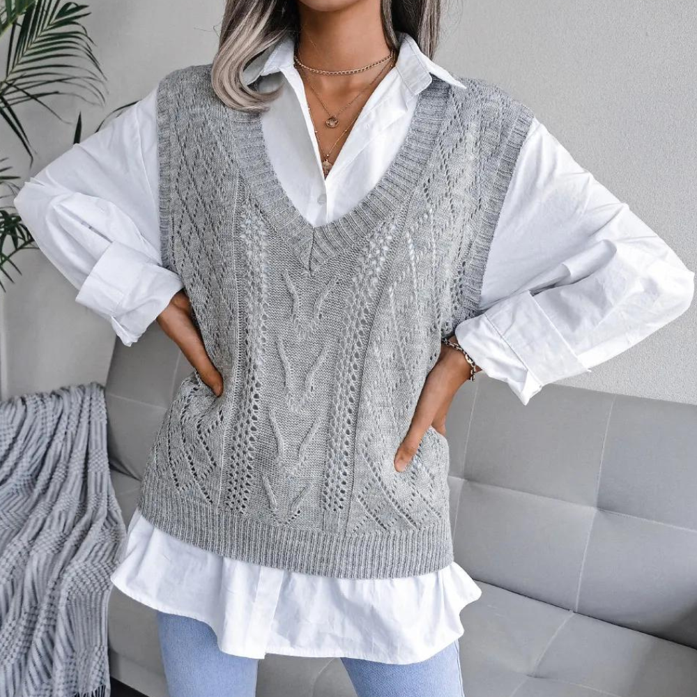 Elisa® | Twist V-neck cardigan for women