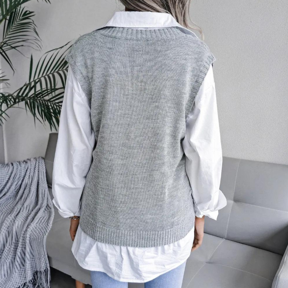Elisa® | Twist V-neck cardigan for women
