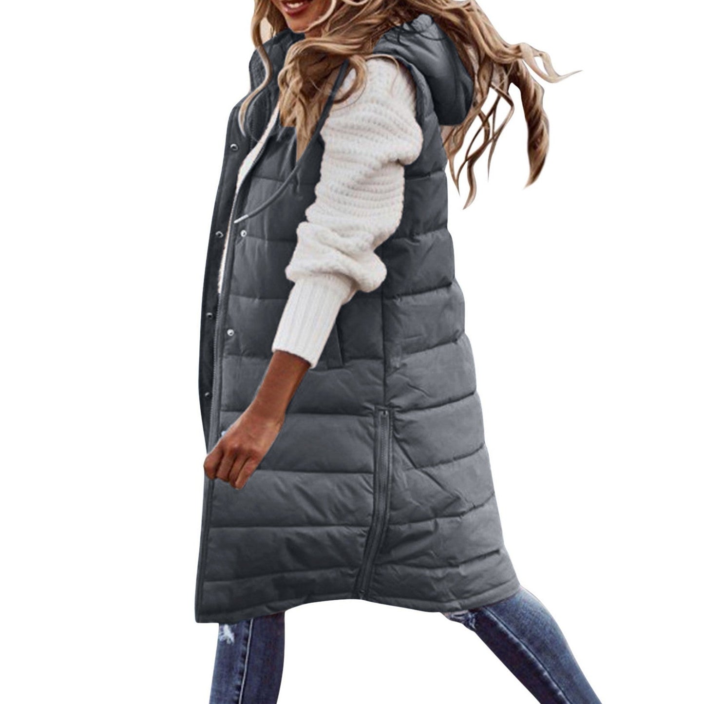 Aveline® | Sleeveless long coat