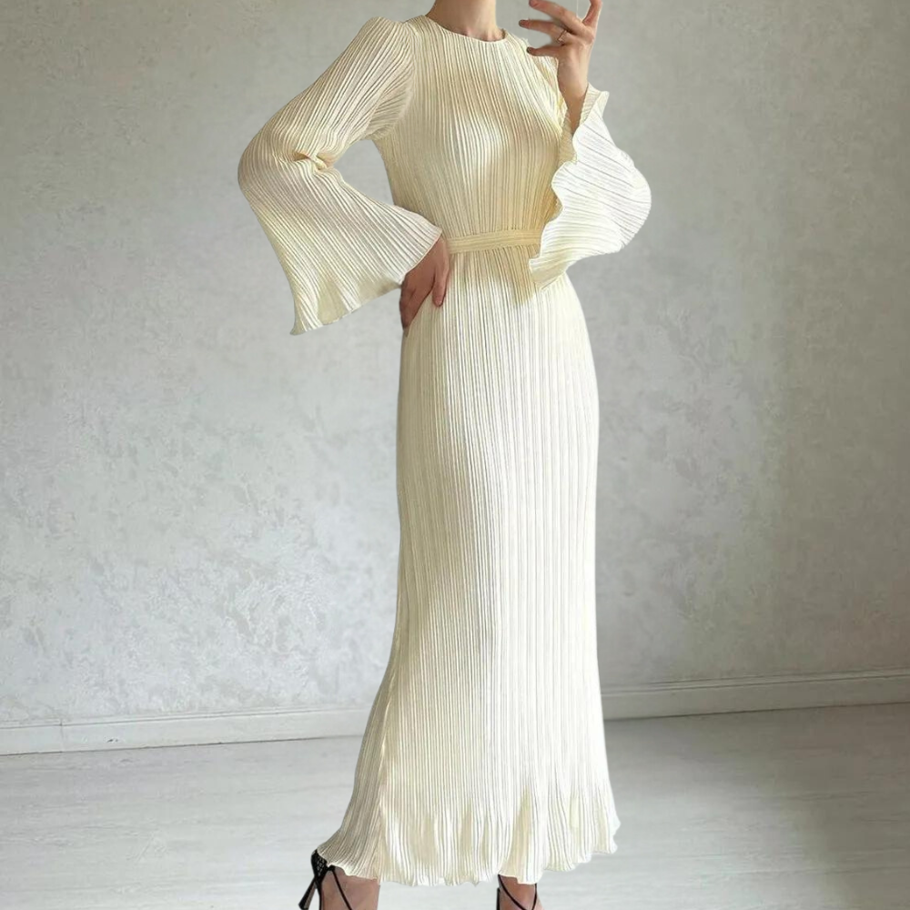 Constance® | Timeless pleated maxi dress for women