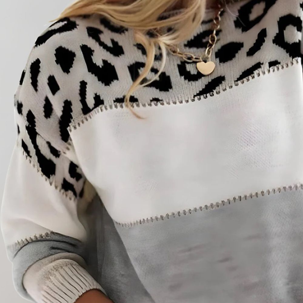 Clara | Trendy, chic patterned sweater