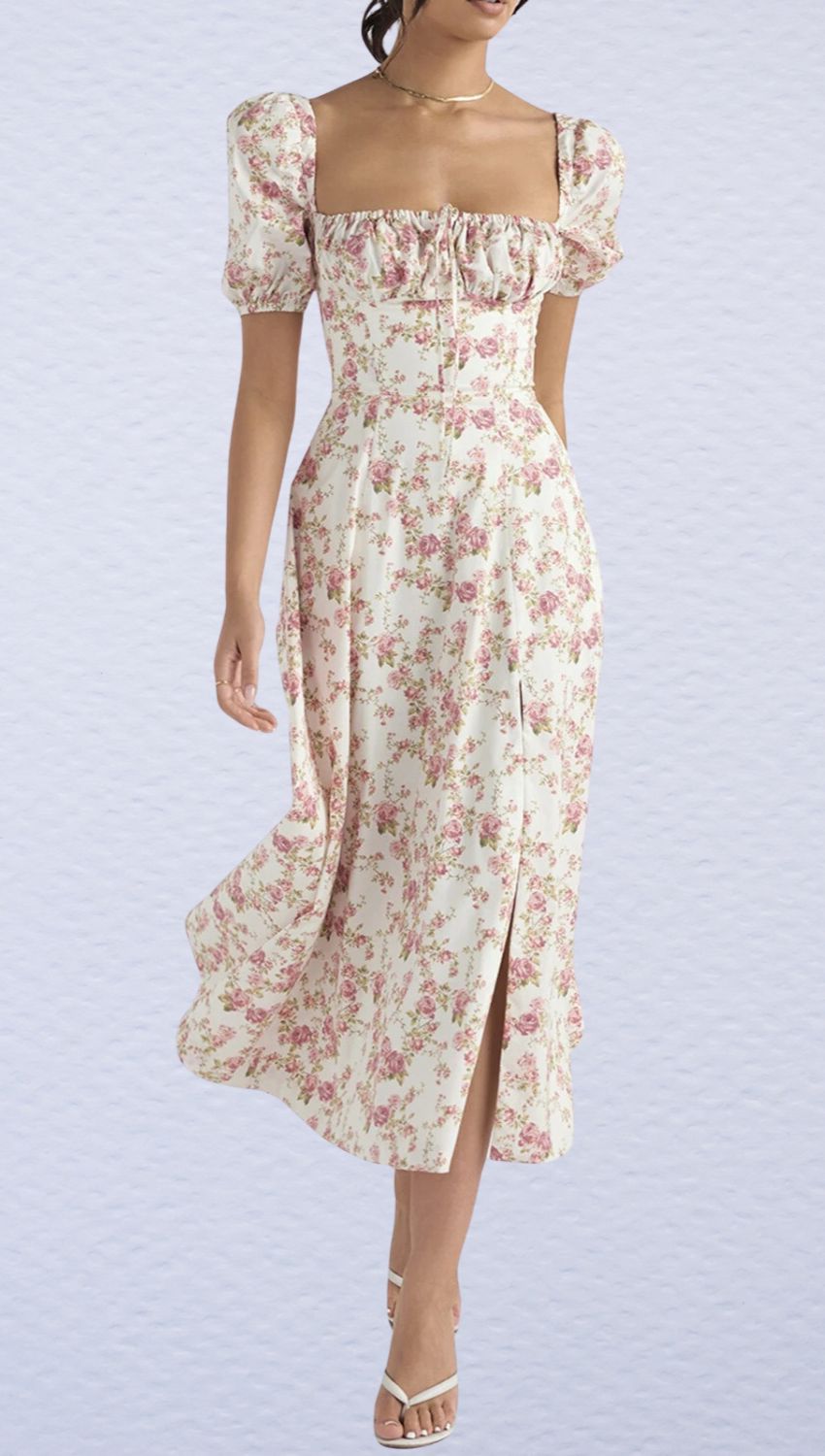 Denisse® | Floral Print Summer Dress