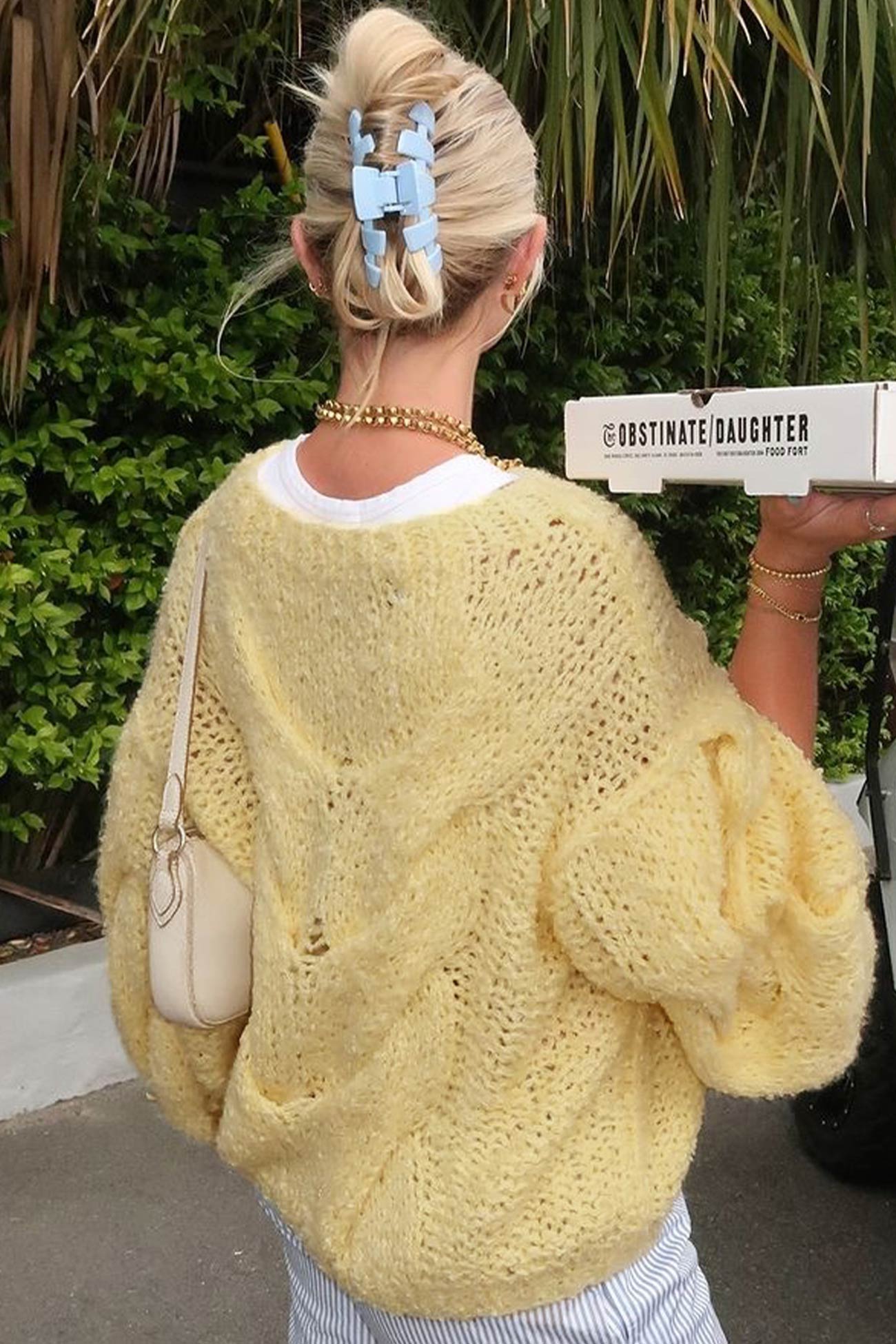 Claudine® | Hollow out cable knit sweater