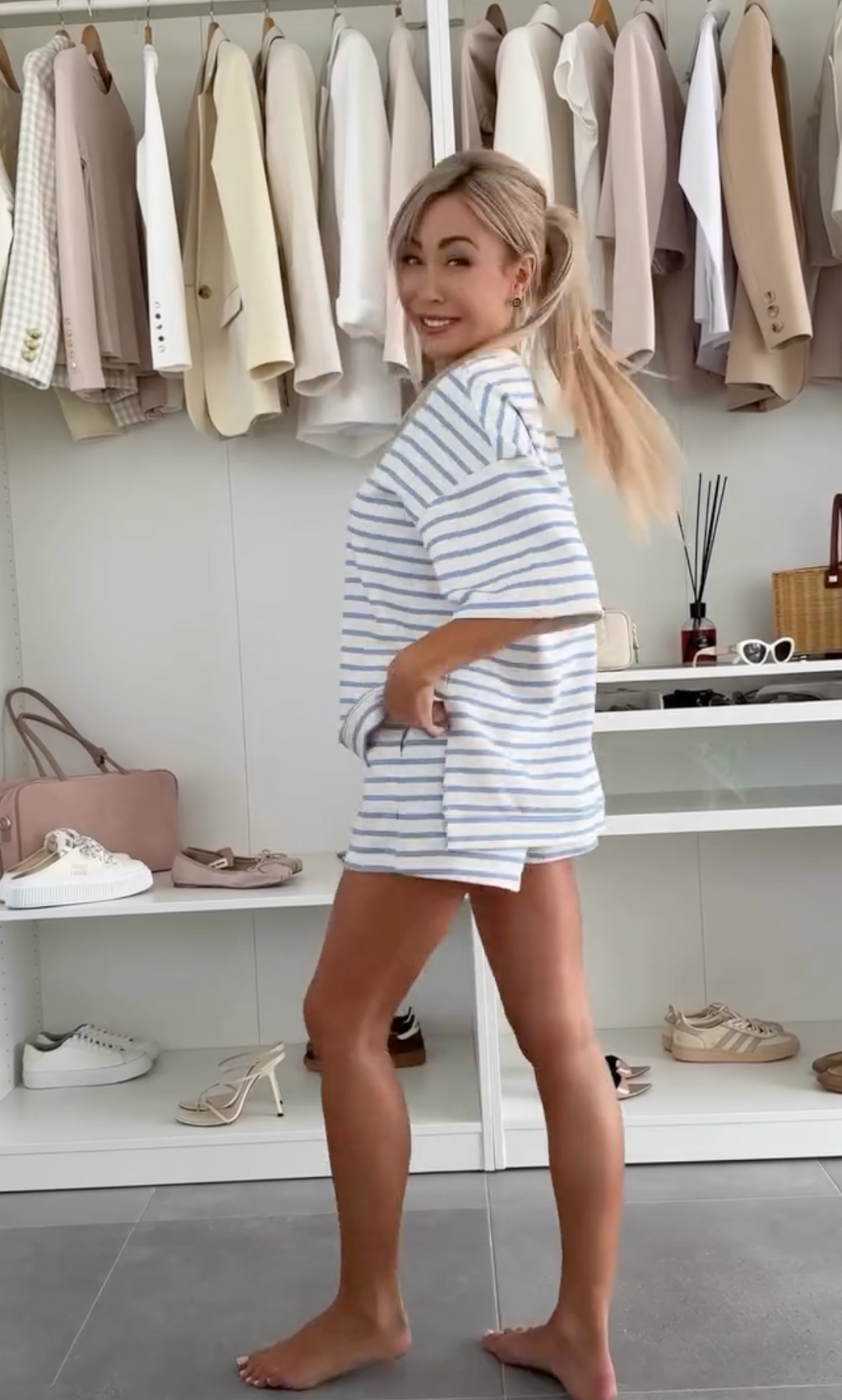 Linda | Striped Summer Set for Comfortable and Stylish Days