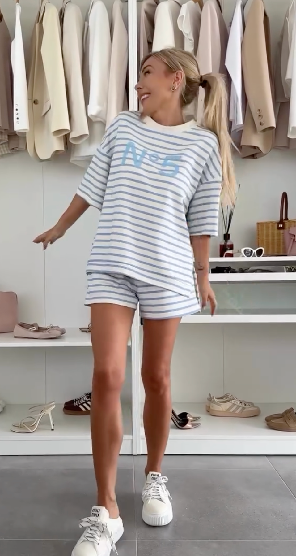 Linda | Striped Summer Set for Comfortable and Stylish Days