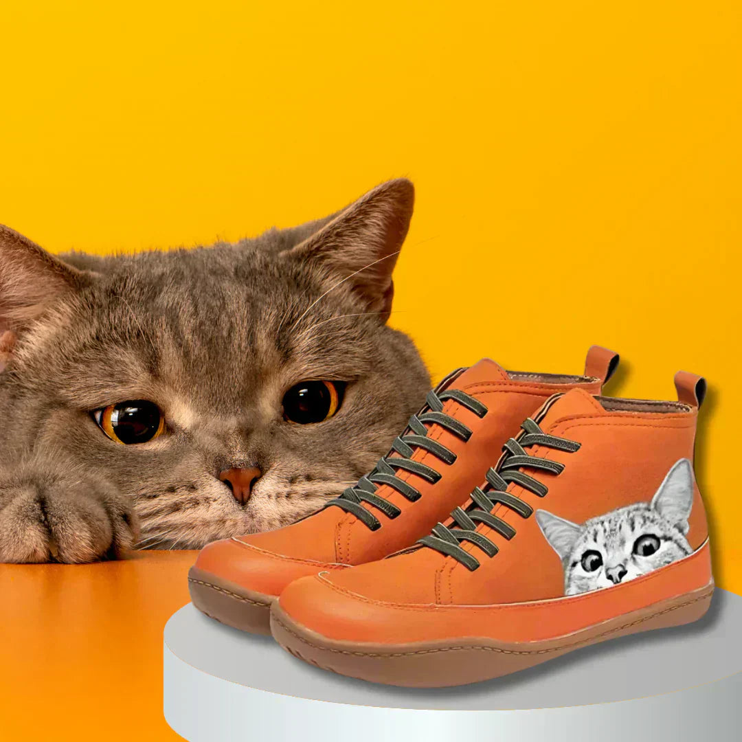 Araceli | Cat leather ankle boots