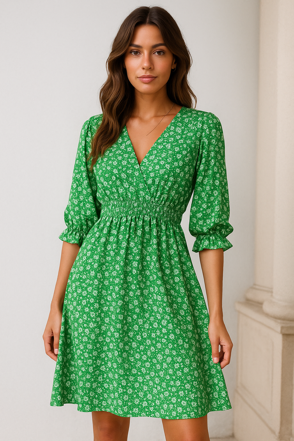 Alexa® | Women'S Casual Floral Mini Dress