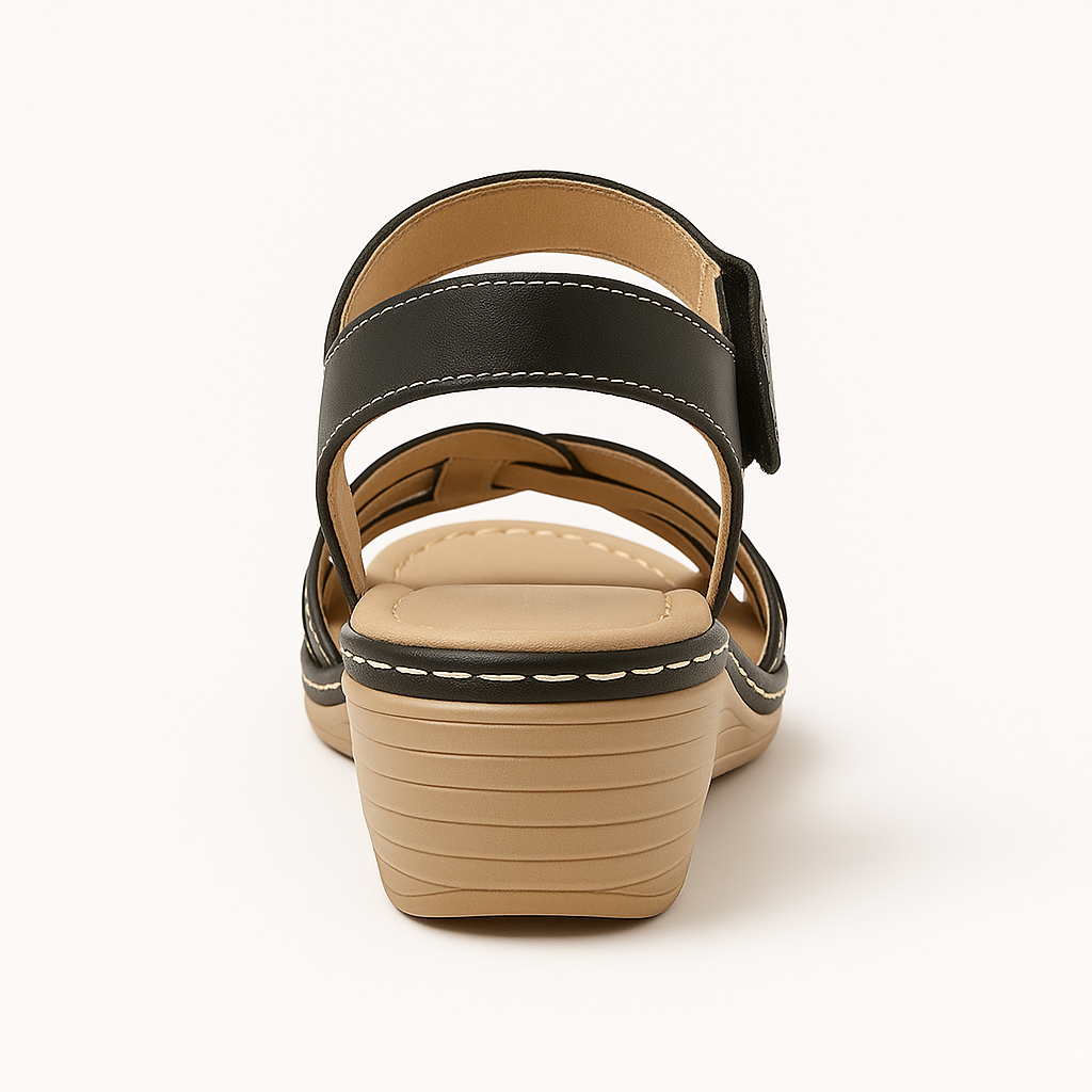 Diana | Orthopedic Women's Sandals with Wedge Heel and Straps
