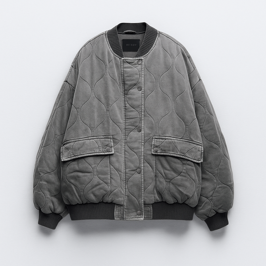 Veronica | Women's Quilted Bomber Jacket