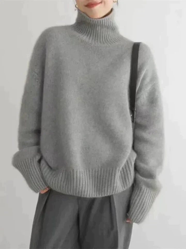 Clara® | Cashmere turtleneck sweater