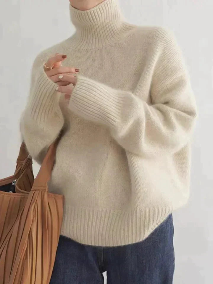 Clara® | Cashmere turtleneck sweater