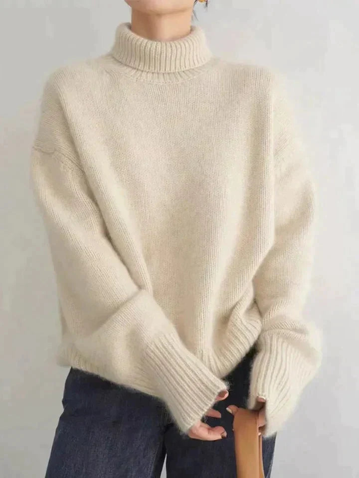 Clara® | Cashmere turtleneck sweater
