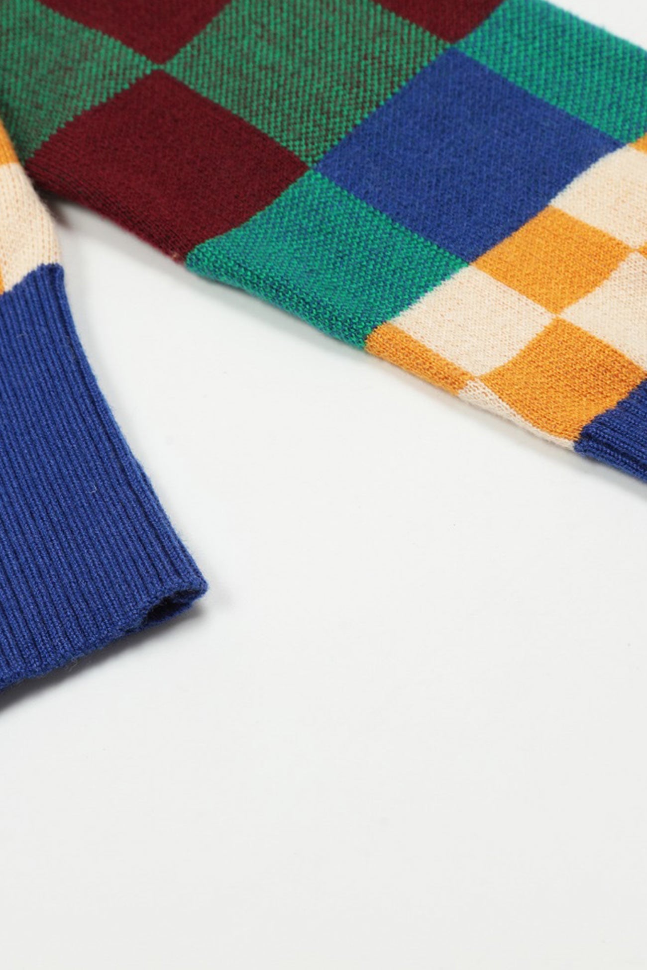 Anita® | Contrast checked knit cardigan