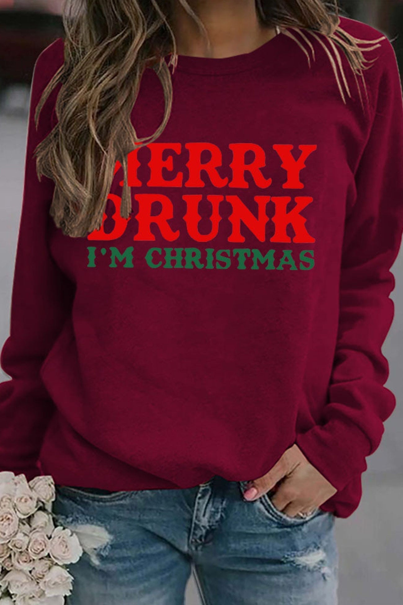 Ariadna® | Crew neck sweatshirt with letter print