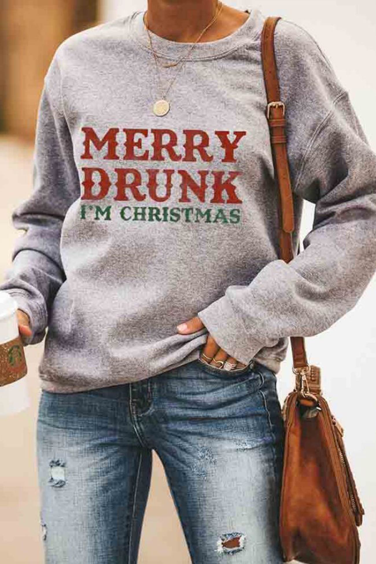 Ariadna® | Crew neck sweatshirt with letter print