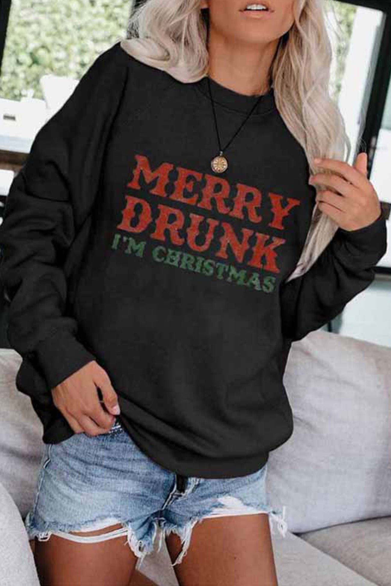 Ariadna® | Crew neck sweatshirt with letter print