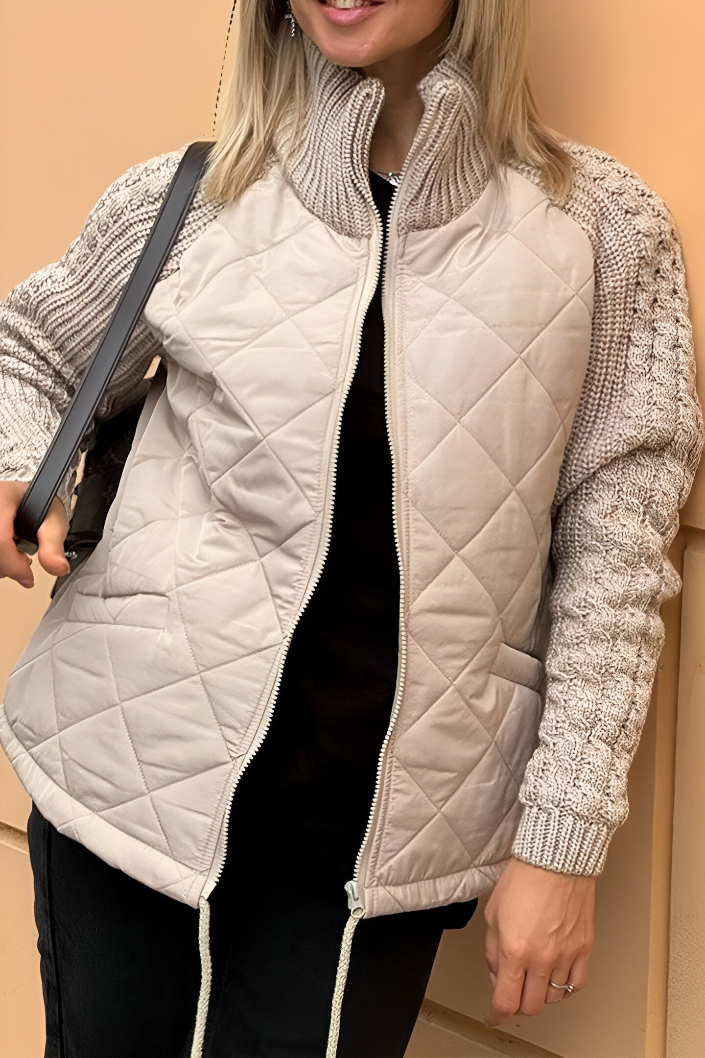 Brigida® | – Quilted Knit Jacket